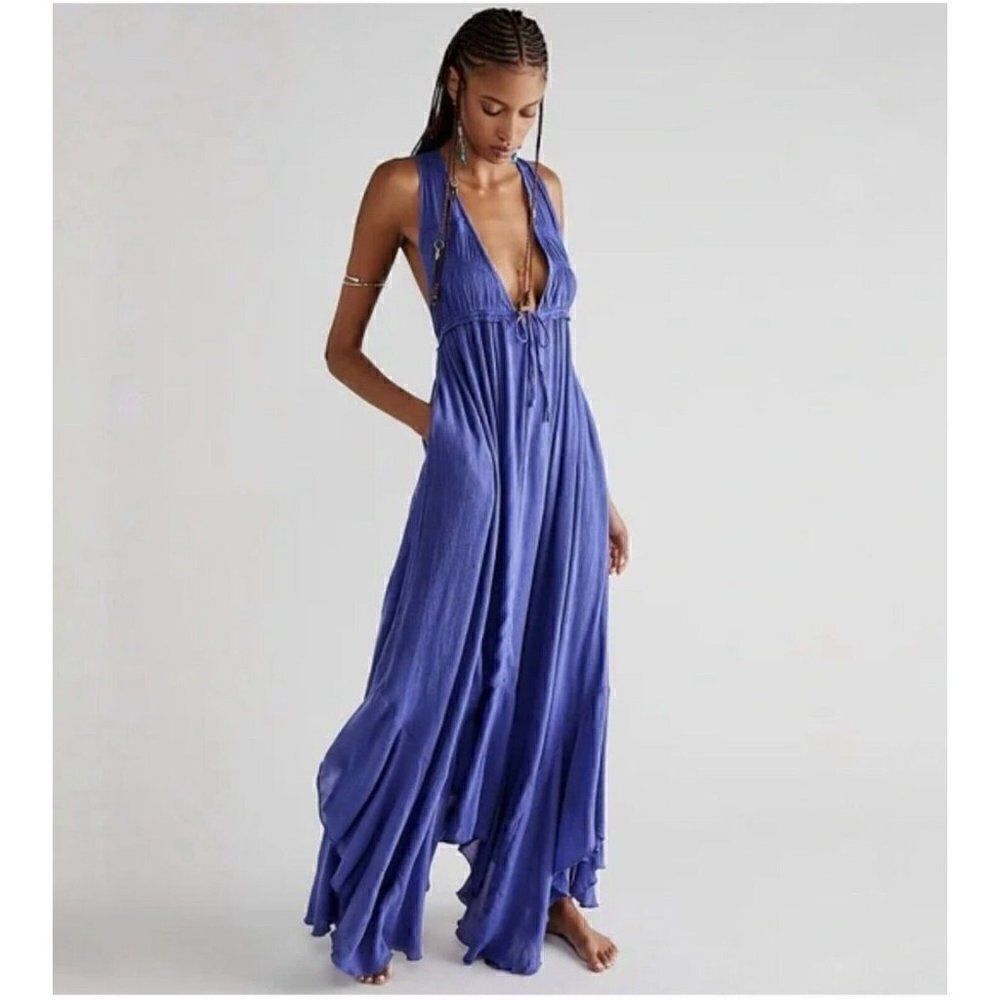 NWT FREE PEOPLE ENDLESS SUMMER Sz M SHOWSTOPPER MAXI DRESS